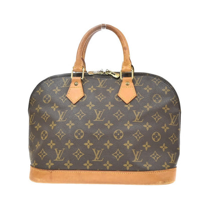 Louis Vuitton Alma Monogram Canvas, Brown, Canvas, Handbag