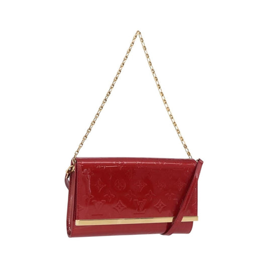 Louis Vuitton Ana Monogram Vernis, Pink, Patent Leather, Handbag