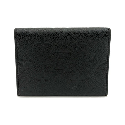 Louis Vuitton Anae Coin Purse Mahina Leather, Black, Leather, Wallet