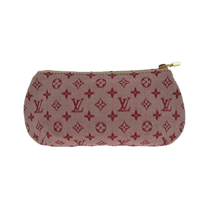Louis Vuitton Anne Sophie Clutch Mini Lin, Red, Canvas, Clutch