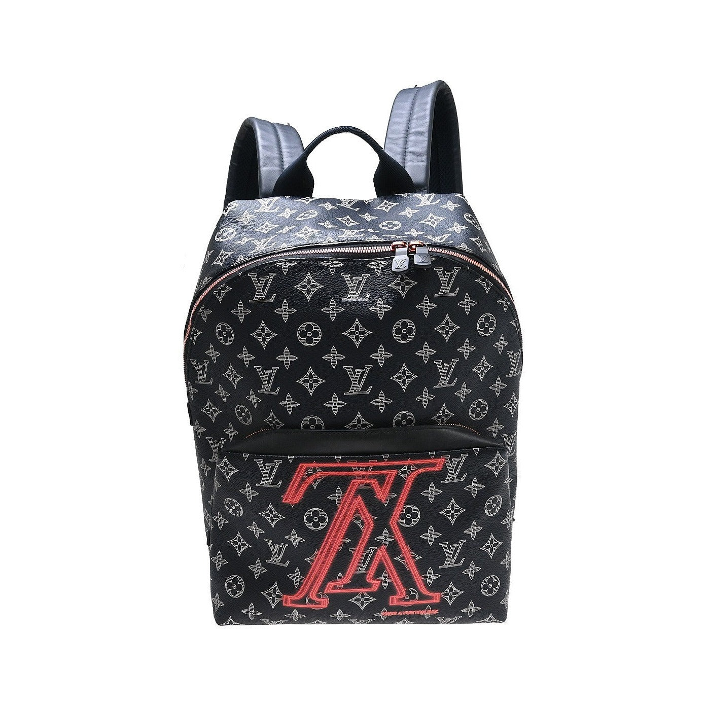 Louis Vuitton Apollo Limited Edition Upside Down Monogram Ink, Blue, Canvas, Backpack