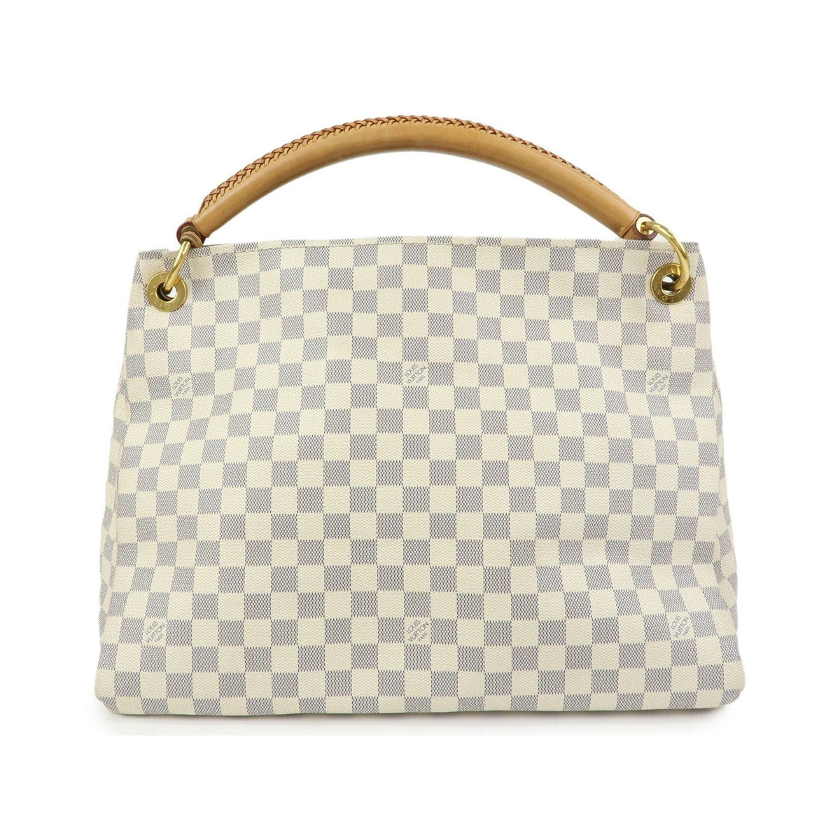 Louis Vuitton Artsy Damier, White, Canvas, Handbag
