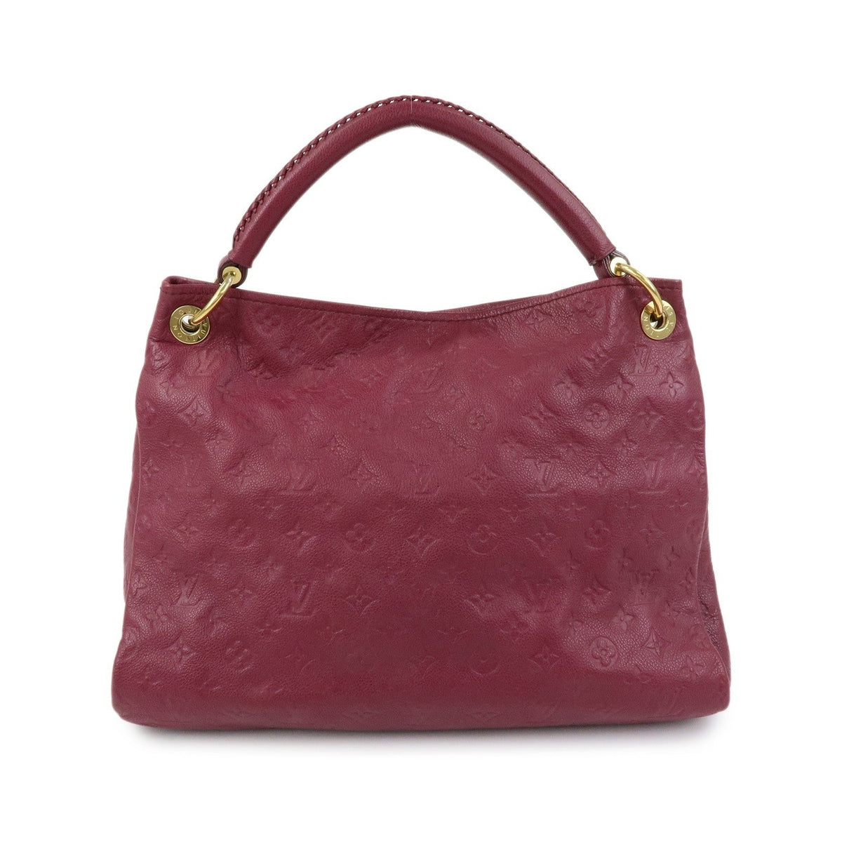 Louis Vuitton Artsy Monogram Empreinte Leather, Burgundy, Leather, Handbag