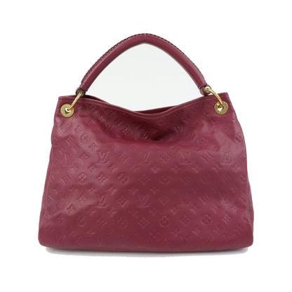 Louis Vuitton Artsy Monogram Empreinte Leather, Burgundy, Leather, Handbag