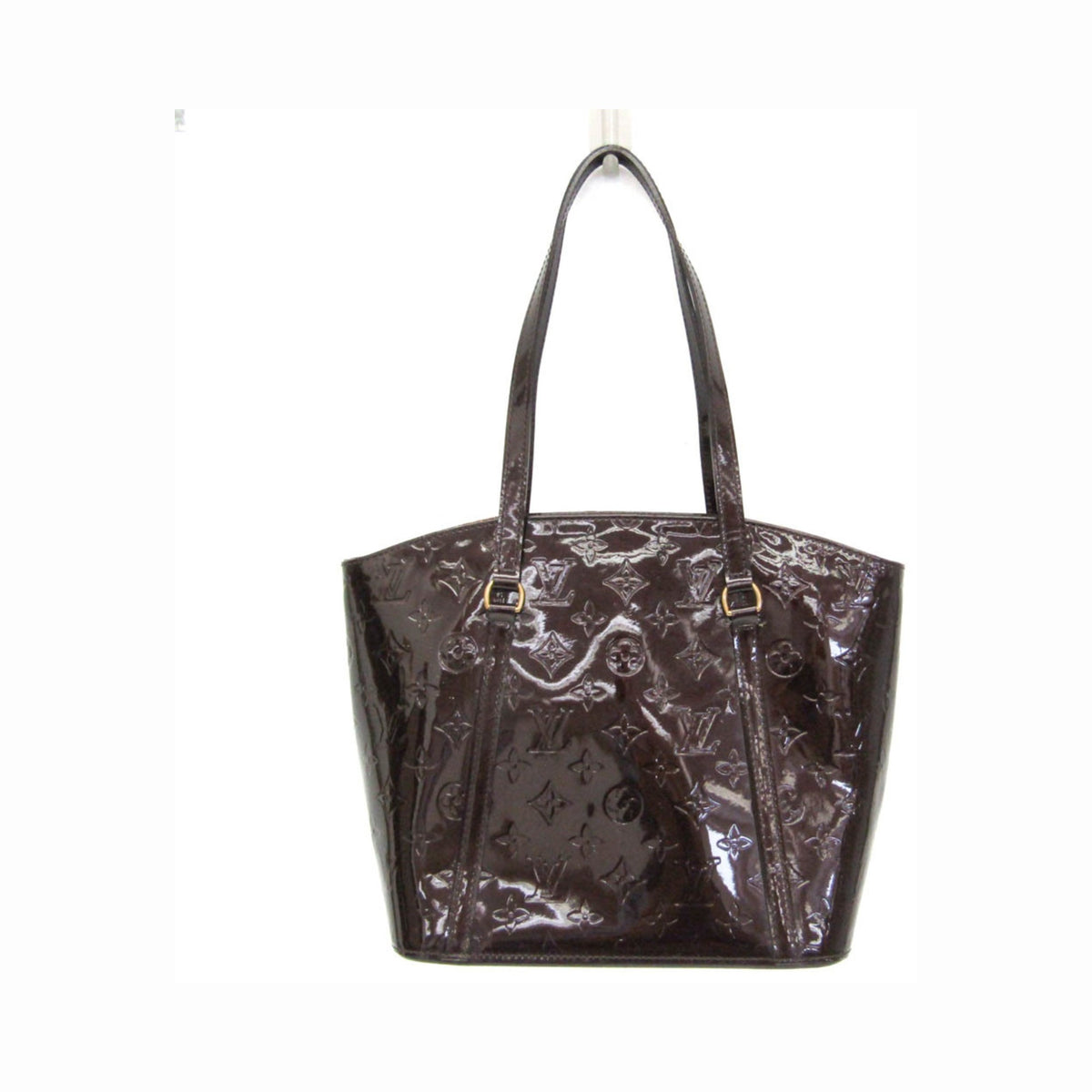 Louis Vuitton Avalon Monogram Vernis, Burgundy, Patent Leather, Handbag