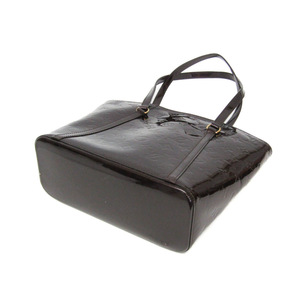 Louis Vuitton Avalon Monogram Vernis, Burgundy, Patent Leather, Handbag