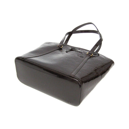 Louis Vuitton Avalon Monogram Vernis, Burgundy, Patent Leather, Handbag