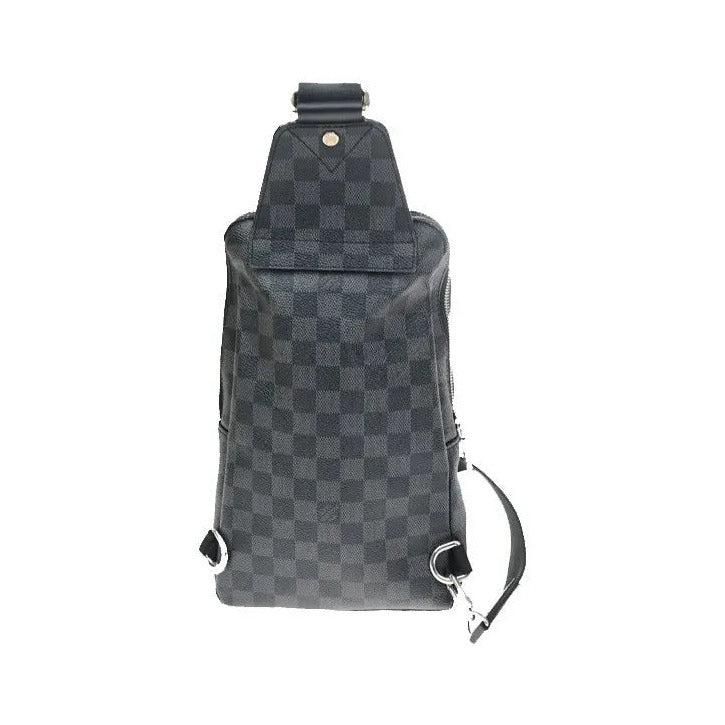 Louis Vuitton Avenue Sling Damier Graphite, Gray, Canvas, Shoulder Bag