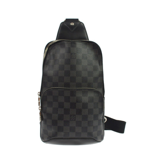 Louis Vuitton Avenue Sling Damier Graphite, Gray, Canvas, Shoulder Bag