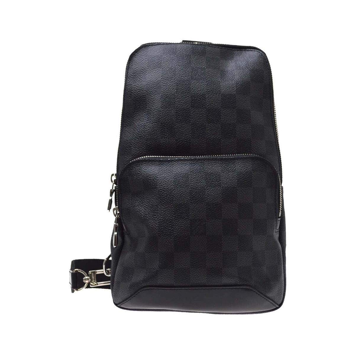 Louis Vuitton Avenue Sling Damier Graphite, Black, Canvas, Handbag