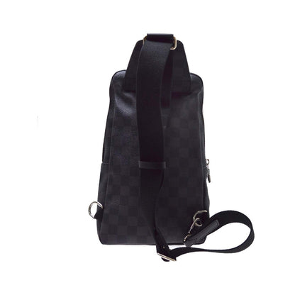 Louis Vuitton Avenue Sling Damier Graphite, Black, Canvas, Handbag