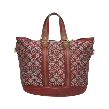Louis Vuitton Aviator Limited Edition Monogram Jacquard, Burgundy, Canvas, Handbag