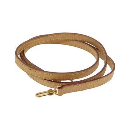 Louis Vuitton Bandouliere Leather, Beige, Leather, Straps