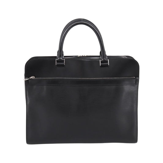 Louis Vuitton Bassano Epi Leather, Black, Leather, Briefcase