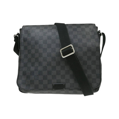 Louis Vuitton Bastille Damier, Black, Canvas, Shoulder Bag