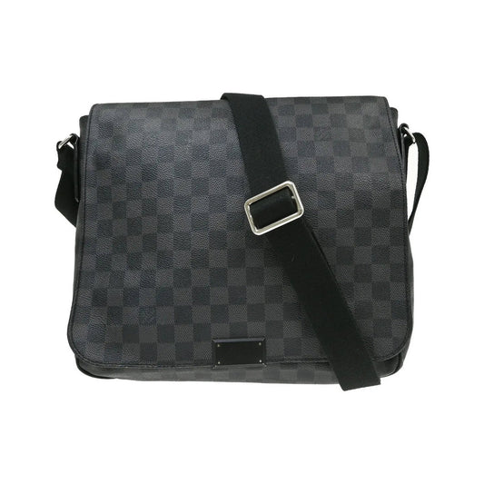 Louis Vuitton Bastille Damier, Black, Canvas, Shoulder Bag