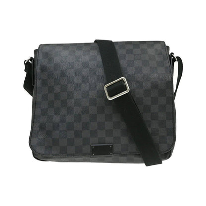 Louis Vuitton Bastille Damier, Black, Canvas, Shoulder Bag