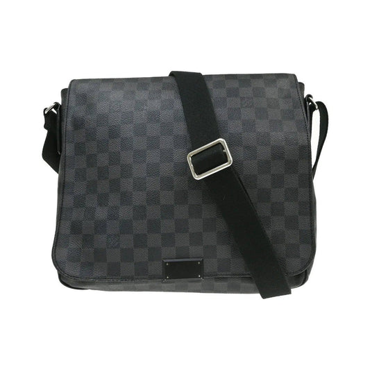 Louis Vuitton Bastille Damier, Black, Canvas, Shoulder Bag