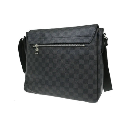 Louis Vuitton Bastille Damier, Black, Canvas, Shoulder Bag