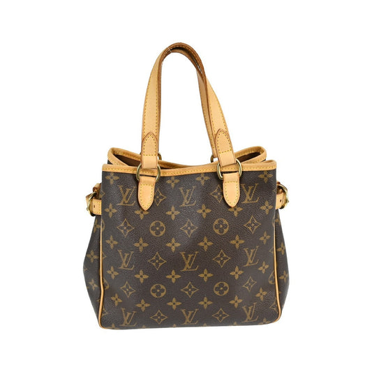 Louis Vuitton Batignolles Monogram, Brown, Canvas, Tote Bag