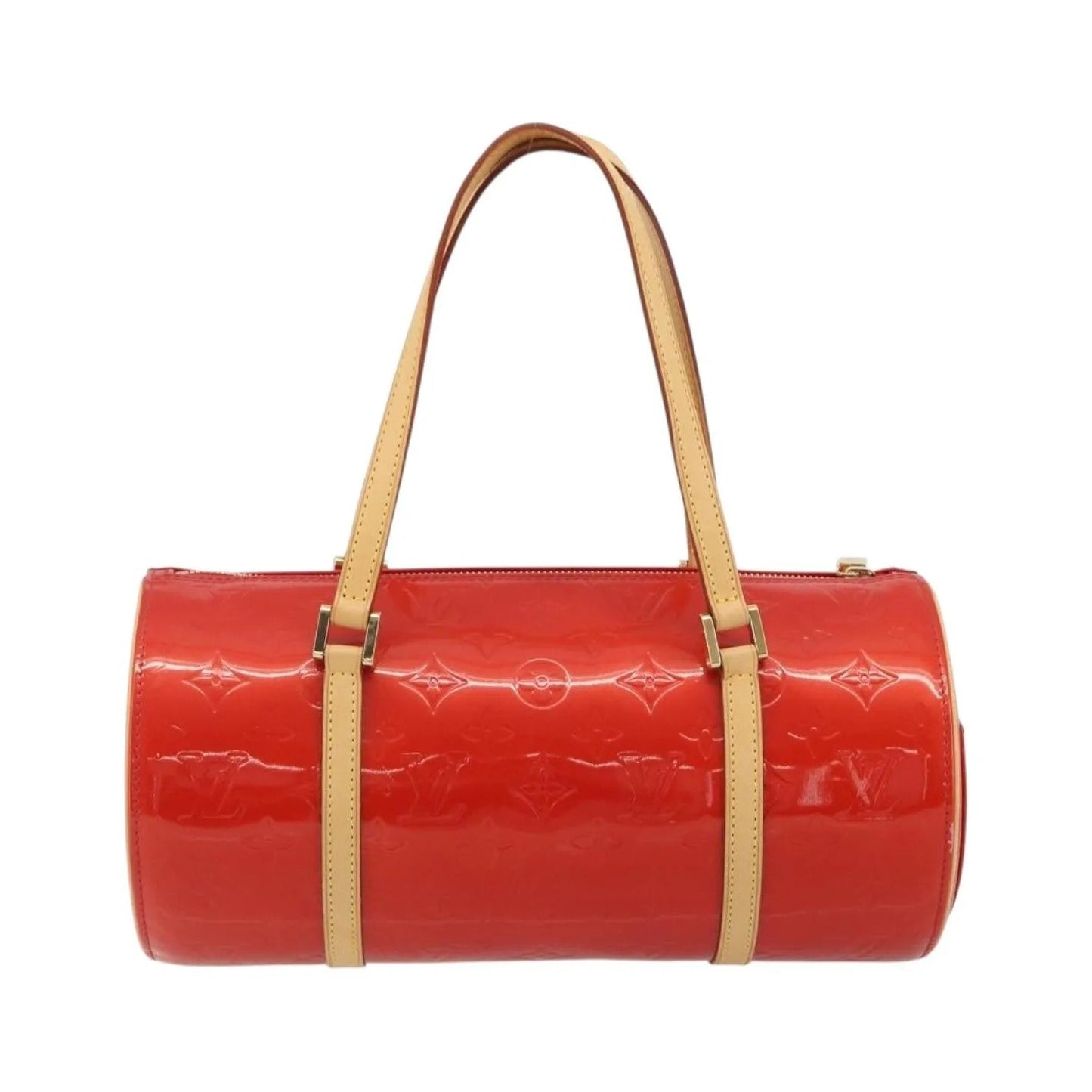 Louis Vuitton Bedford Monogram Vernis, Red, Patent Leather, Handbag