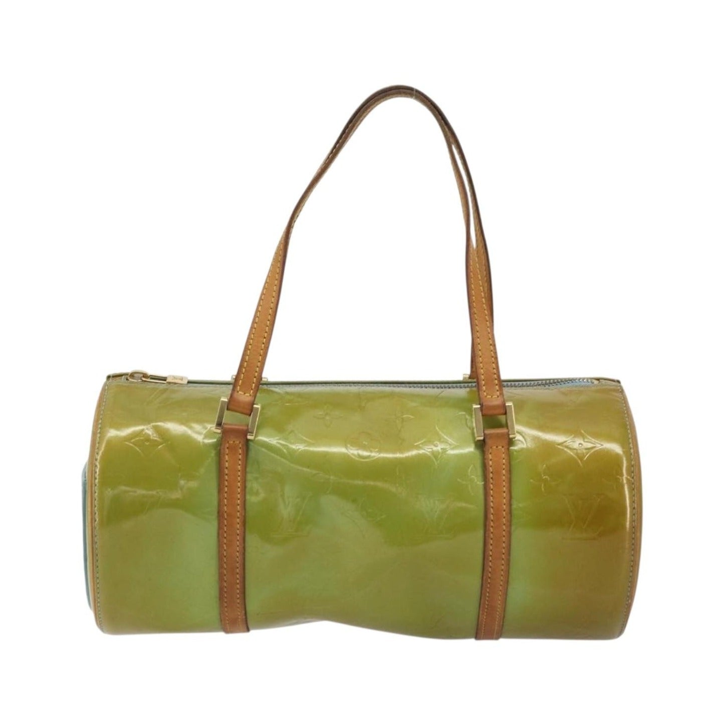 Louis Vuitton Bedford Monogram Vernis, Green, Patent Leather, Handbag