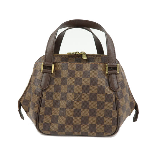 Louis Vuitton Belem Damier, Brown, Canvas, Handbag
