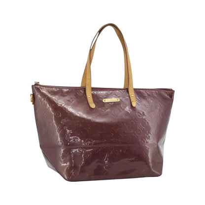 Louis Vuitton Bellevue Monogram Vernis, Purple, Patent Leather, Tote Bag