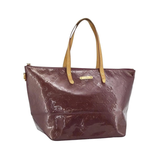 Louis Vuitton Bellevue Monogram Vernis, Purple, Patent Leather, Tote Bag