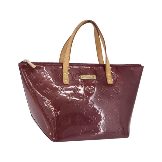 Louis Vuitton Bellevue Monogram Vernis, Burgundy, Patent Leather, Handbag