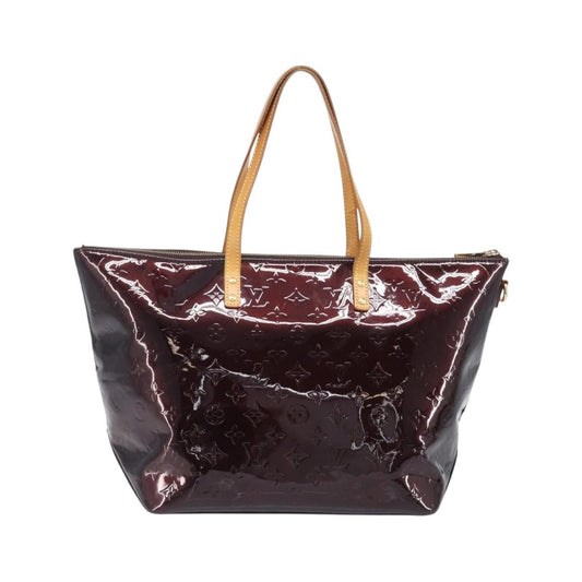Louis Vuitton Bellevue Monogram Vernis, Burgundy, Patent Leather, Handbag