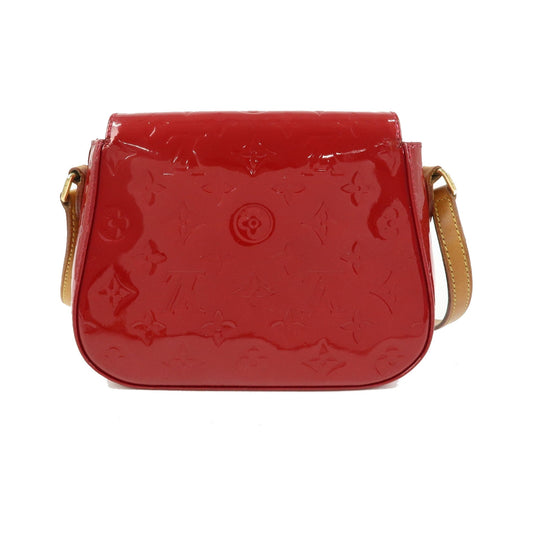 Louis Vuitton Bellflower Monogram Vernis, Red, Patent Leather, Handbag