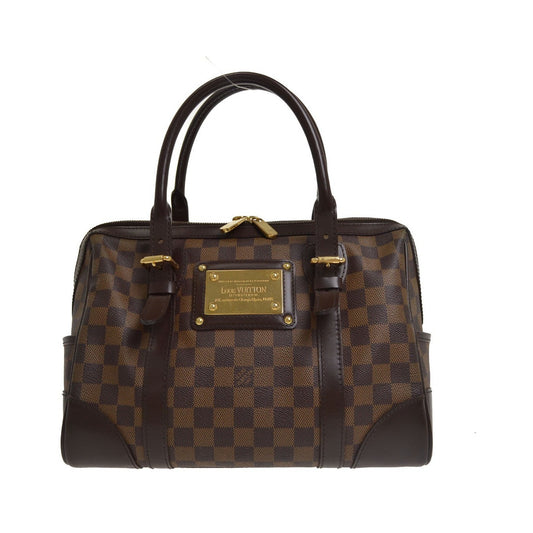 Louis Vuitton Berkeley Damier, Brown, Canvas, Handbag