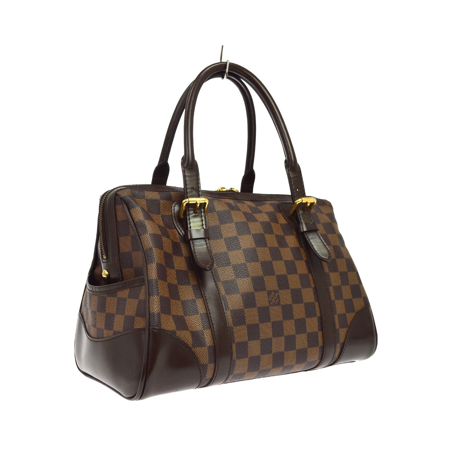 Louis Vuitton Berkeley Damier Ebene, Brown, Canvas, Handbag
