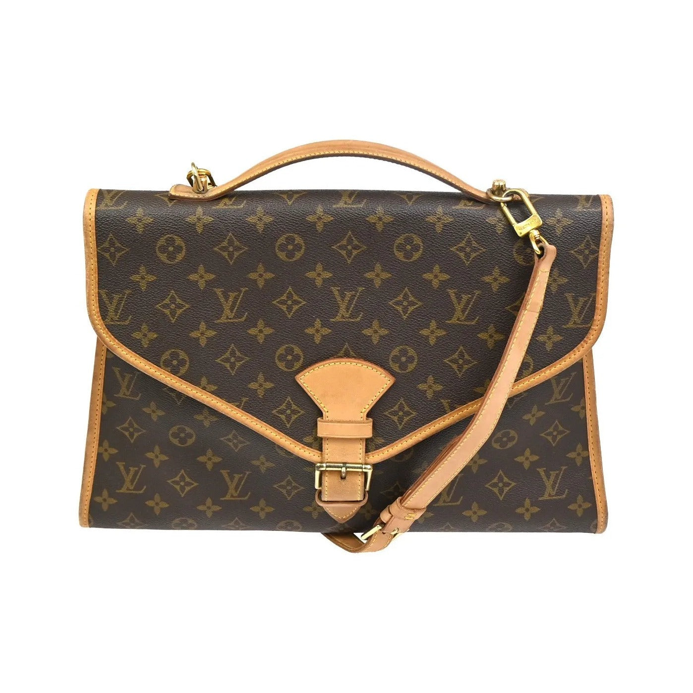 Louis Vuitton Beverly Monogram Canvas, Brown, Canvas, Briefcase
