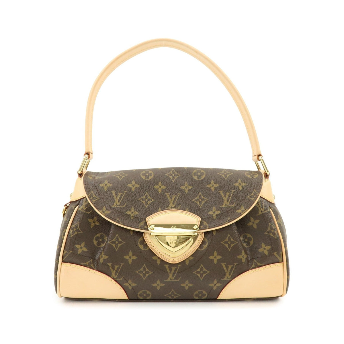 Louis Vuitton Beverly Monogram Canvas, Brown, Canvas, Handbag