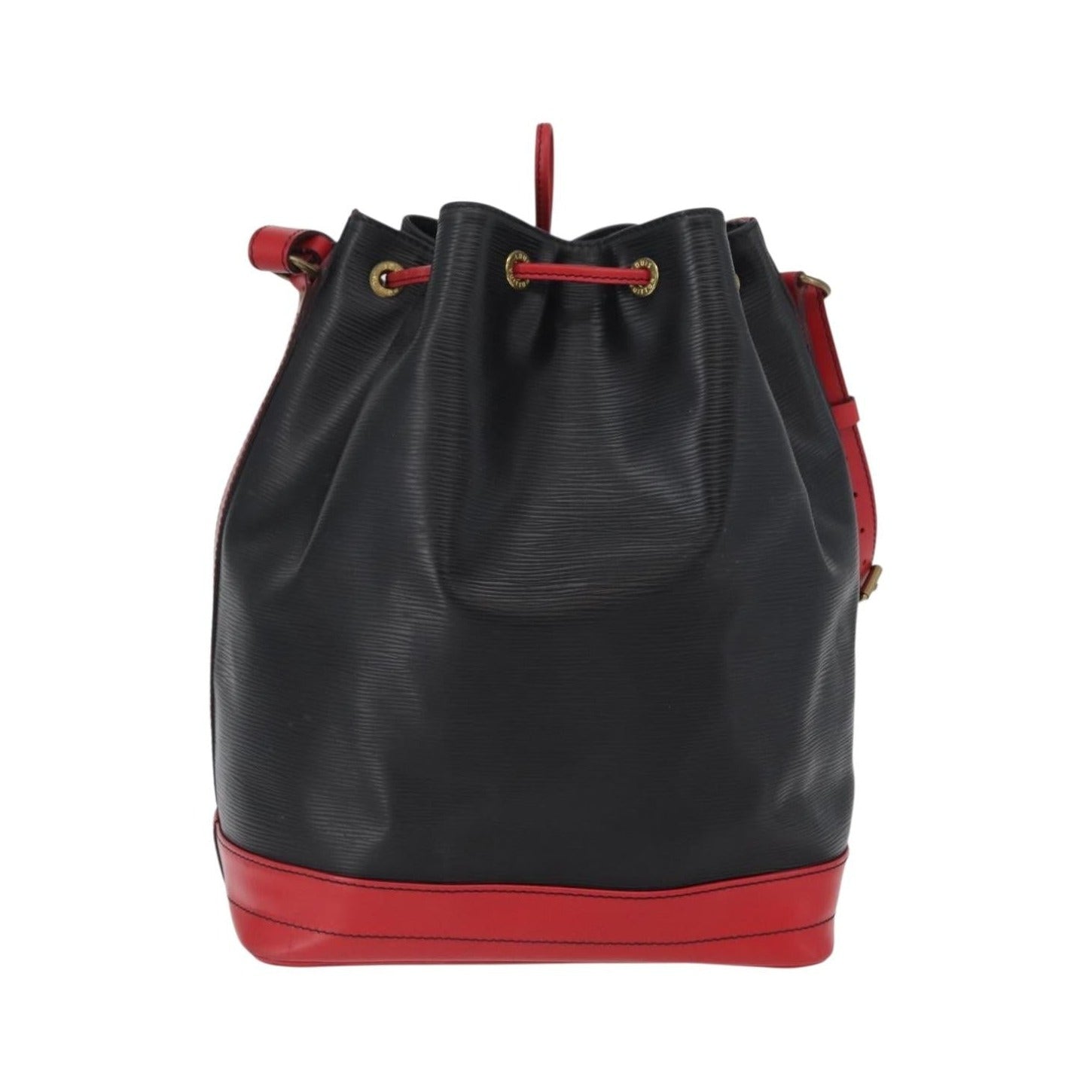 Louis Vuitton Bicolor Noe Epi Leather, Black, Leather, Shoulder Bag