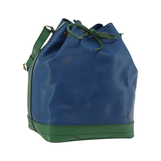 Louis Vuitton Bicolor Noe Epi Leather, Blue, Leather, Shoulder Bag