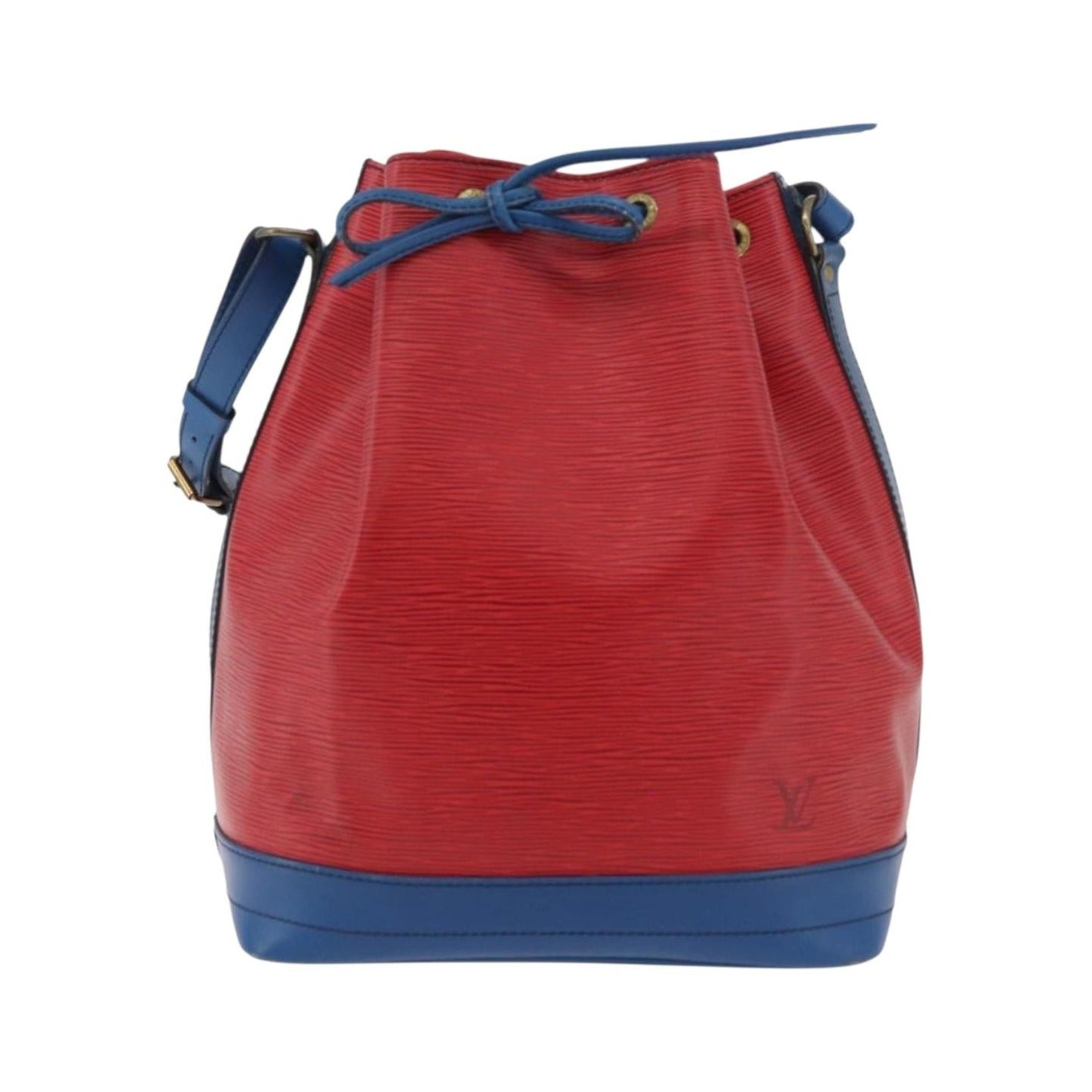 Louis Vuitton Bicolor Noe Epi Leather, Red, Leather, Shoulder Bag