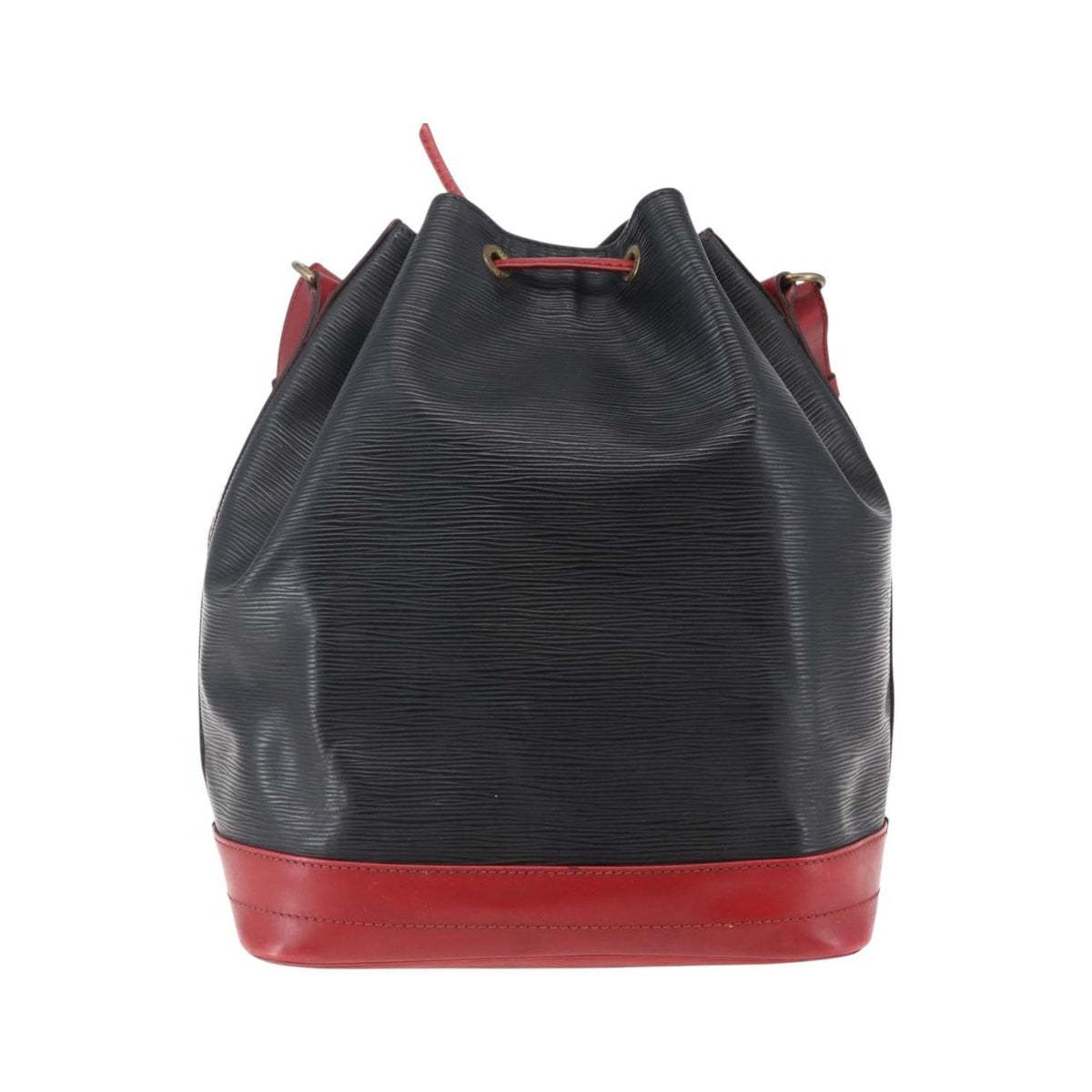 Louis Vuitton Bicolor Noe Epi Leather, Black, Leather, Handbag