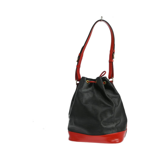 Louis Vuitton Bicolor Noe Epi Leather, Black, Leather, Handbag