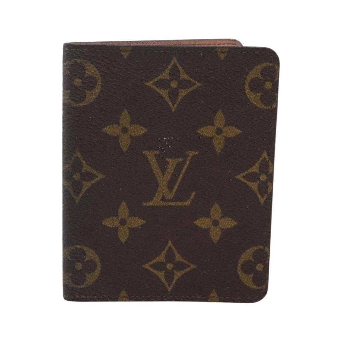 Louis Vuitton Bifold Card Case Canvas, Brown, Canvas, Clutch