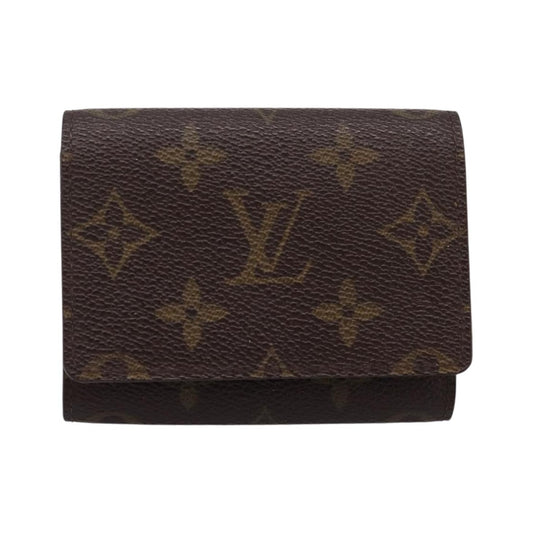 Louis Vuitton Bifold Card Case Canvas, Brown, Canvas, Clutch