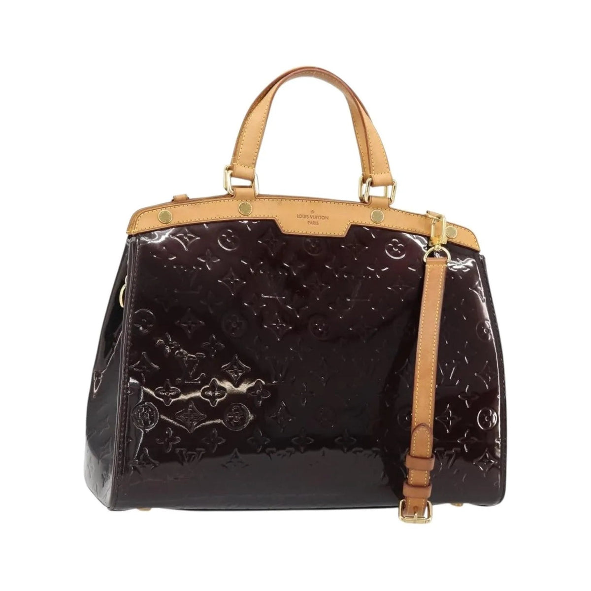 Louis Vuitton Blair Monogram vernis, Purple, Patent Leather, Handbag