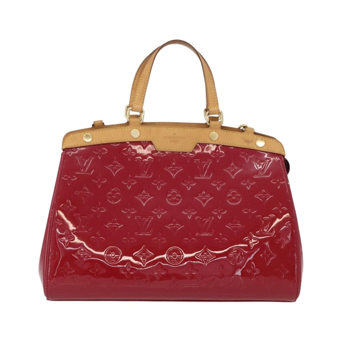 Louis Vuitton Blair Monogram Vernis, Pink, Patent Leather, Handbag
