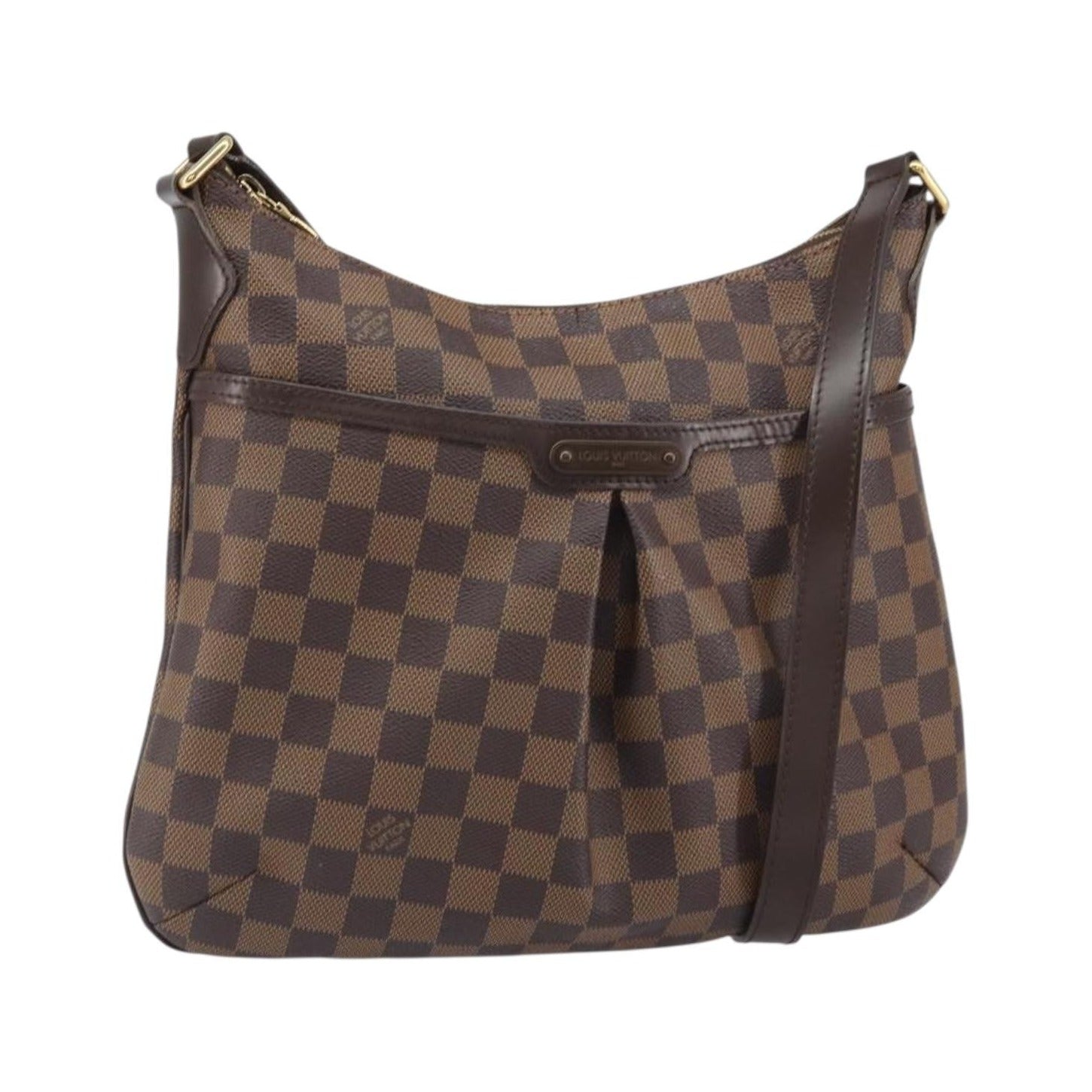 Louis Vuitton Bloomsbury Damier, Brown, Canvas, Handbag