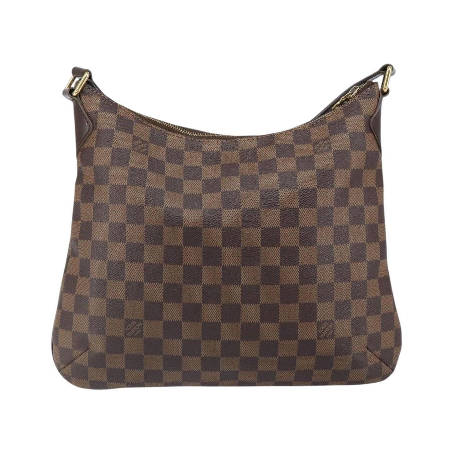 Louis Vuitton Bloomsbury Damier, Brown, Canvas, Handbag