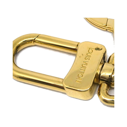 Louis Vuitton Bolt Pochette Extender Keychain Metal, Gold, Gold Plated, Charm