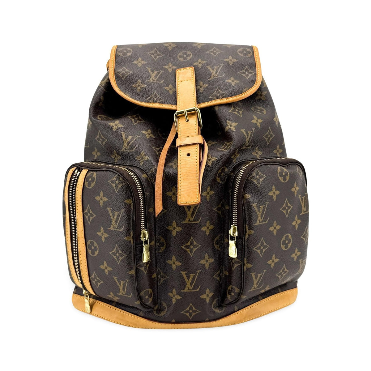 Louis Vuitton Bosphore Monogram Canvas, Brown, Canvas, Backpack