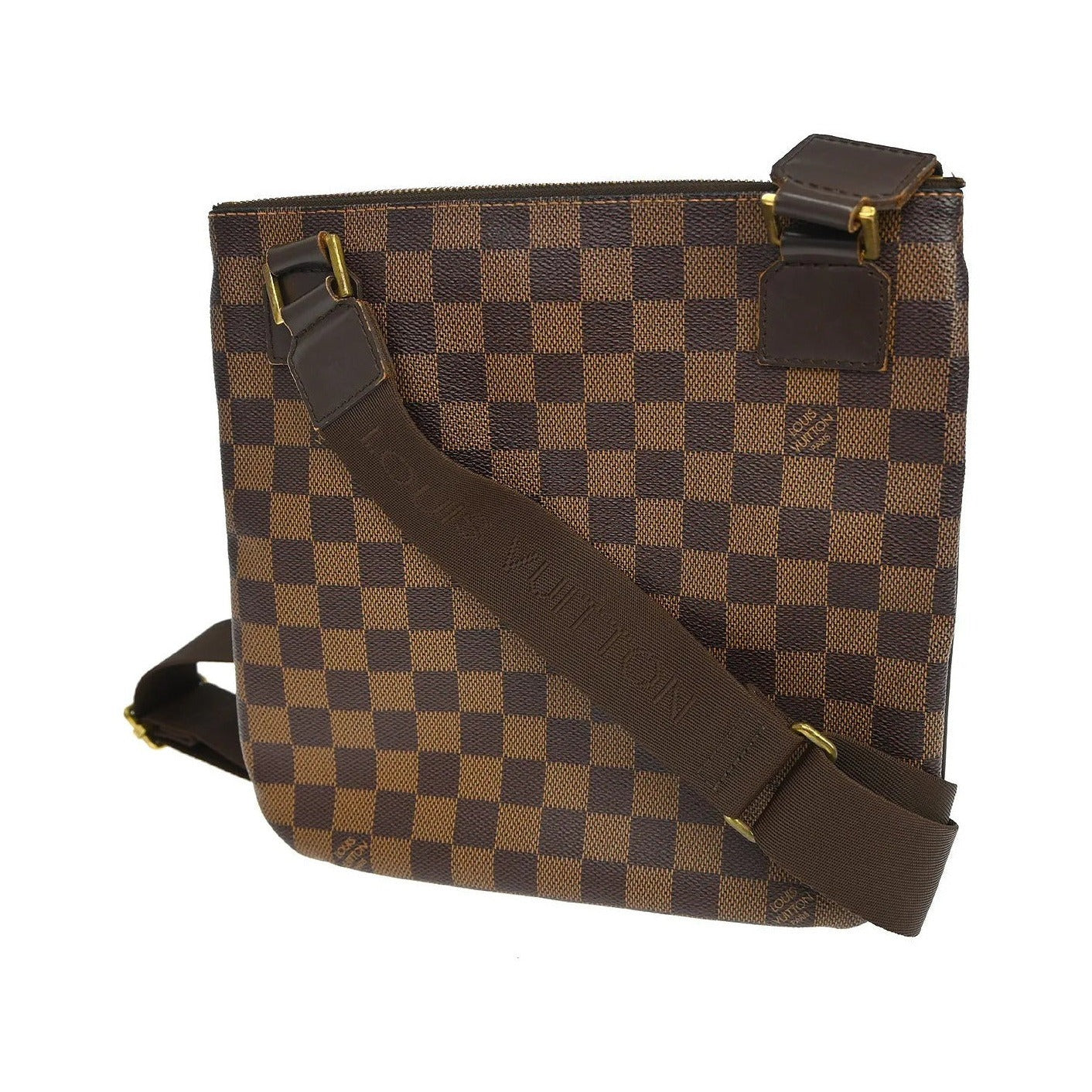 Louis Vuitton Bosphore Pochette Damier, Brown, Canvas, Shoulder Bag
